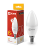 Лампа светодиодная LED-СВЕЧА-VC 6Вт 230В Е14 3000К 570Лм IN HOME - Фото 3