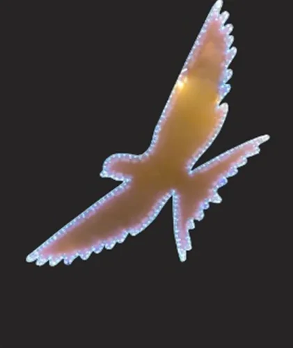 Фигура &#171;Птичка&#187; с подсветкой арт. Led-d42-Bir1. Фото 1.