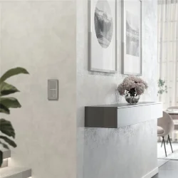 Рамка из металла на 2 поста АluMax алюминий W0023506