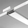 Алюминиевый профиль встраиваемый с фланцем 30x6 (Серебро, 2 м), ALM003S-2M (Серебро) ALM003S-2M - фото