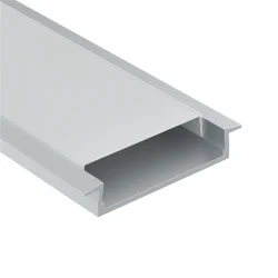 Алюминиевый профиль встраиваемый с фланцем 30x6 (Серебро, 2 м), ALM003S-2M (Серебро) ALM003S-2M
