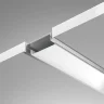 Алюминиевый профиль встраиваемый с фланцем 30x6 (Серебро, 2 м), ALM003S-2M (Серебро) ALM003S-2M - фото 6