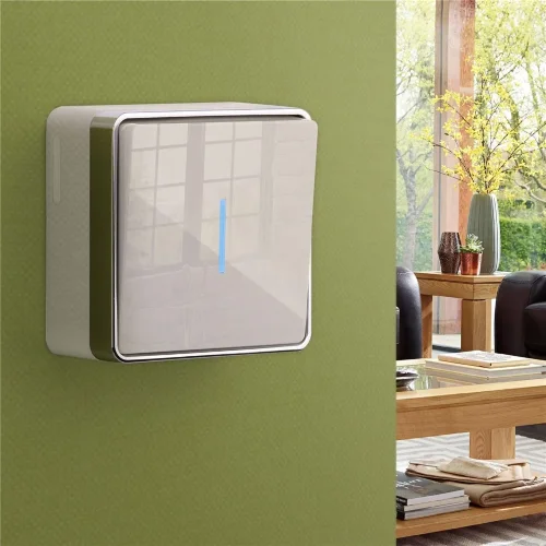 Выключатель одноклавишный с подсветкой Gallant слоновая кость W5010103 - фото 3