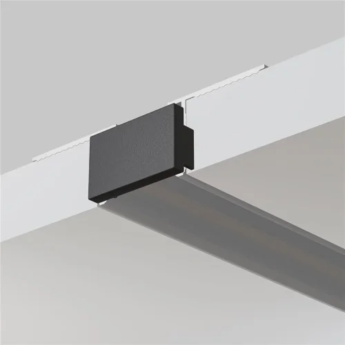 Заглушка для накладного/встраиваемого шинопровода, 2 шт. Basity, черный (Черный) - фото 3