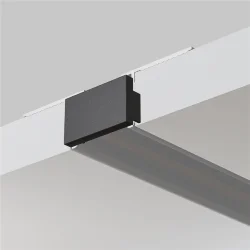 Заглушка для накладного/встраиваемого шинопровода, 2 шт. Basity, черный (Черный) TRA172EC-12B