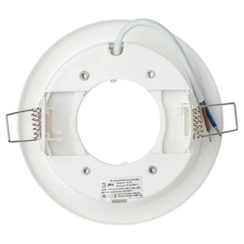 Светильник KL35 WH /1 (к) под лампу Gx53 220В 13Вт бел. Эра Б0048944 - фото 8