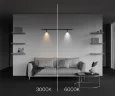 Светильник Фокус / Focus Led для системы освещения Axity 3000/6000К 3Вт 45° (Черный) C102CL-3W3-6K-B - фото 10