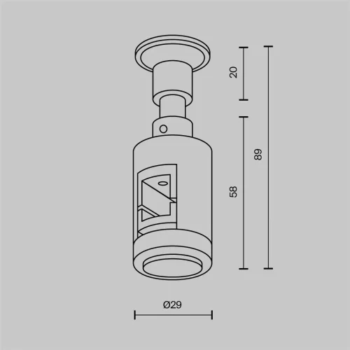 Крепление настенное Wall одинарное Flarity черный (Черный) - фото 5