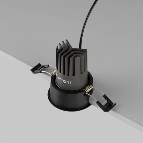Встраиваемый светильник Омут / Dip 9 Вт 3000 К 9° (Черный) DL123-10W-3K-B - фото 6