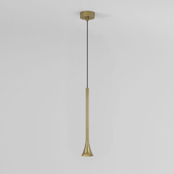 Светильник подвесной светодиодный 5W 3000K латунь 50314 LED