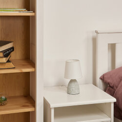 UML-B301 E14 LIGHT GREY Светильник настольный декоративный под лампу Е14, 40W, Механический выключатель, Светло-серый