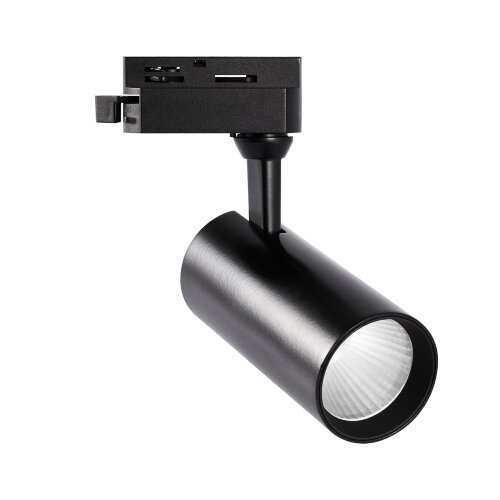 ULB-Q276 15W-4000К BLACK Светильник-прожектор светодиодный трековый, 1350 Лм, Белый свет 4000К, Корпус черный. - фото 1