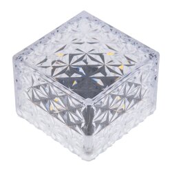 USL-F-172-PT050 ICECUBE Садовый светильник на солнечной батарее, 4 светодиода, Теплый белый свет, 1xАА Ni-Mh аккумулятор в-к, IP44, TM Uniel