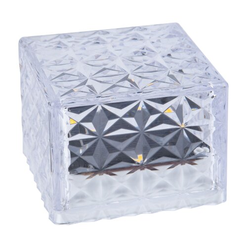 USL-F-172-PT050 ICECUBE Садовый светильник на солнечной батарее, 4 светодиода, Теплый белый свет, 1xАА Ni-Mh аккумулятор в-к, IP44, TM Uniel - фото 3