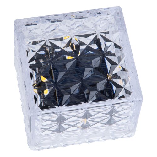 USL-F-172-PT050 ICECUBE Садовый светильник на солнечной батарее, 4 светодиода, Теплый белый свет, 1xАА Ni-Mh аккумулятор в-к, IP44, TM Uniel - фото 4