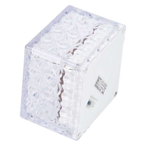 USL-F-172-PT050 ICECUBE Садовый светильник на солнечной батарее, 4 светодиода, Теплый белый свет, 1xАА Ni-Mh аккумулятор в-к, IP44, TM Uniel - фото 7