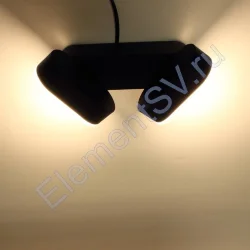 Светодиодный светильник настенный 1682 UC201 (220V, 2х6W, warm white)