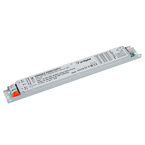 Блок питания ARJ-SP-90-LINEAR-PFC-DALI2-ADJ (90W, 80-300V, 0.3-0.7A) (Arlight, IP20 Металл, 5 лет) 035536 - фото