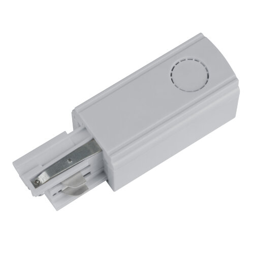 UBX-A01 SILVER 1 POLYBAG Ввод питания для шинопровода, Трехфазный Правый, Цвет серебряный, Упаковка полиэтиленовый пакет. - фото 1