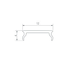 Экран F-KA-PRO-2000 матовый для PDS, MIC (Arlight, Пластик)