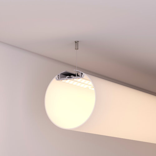 Профиль SL-ROUND-D120-2000 ANOD (Arlight, Алюминий) 019267 - фото 4