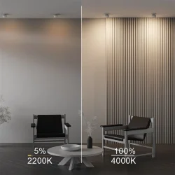 Встраиваемый светильник Onda 2200-4000K 12Вт 120° (Белый)