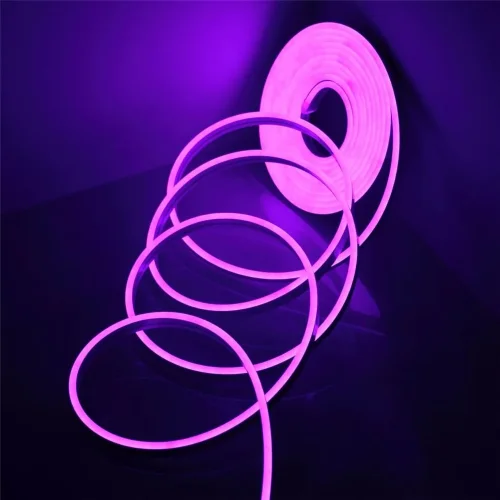 Светодиодный гибкий неон 4.5*13, 12V violet LB9 (блистер 5м) - фото I
