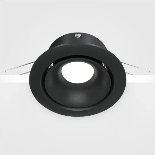 Встраиваемый светильник Yin GU10 1x10Вт (Черный) - фото 9