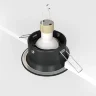 Встраиваемый светильник Yin GU10 1x10Вт (Черный) - фото 11