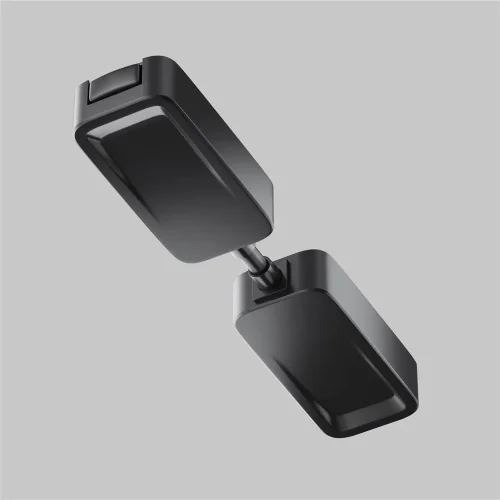 Коннектор питания прямой Radity встраиваемый черный (Черный) - фото 2