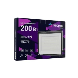 Прожектор светодиодный PREMIUM 200Вт 6500К 20000лм IP65 КОСМОС KOS_PR_LED_200