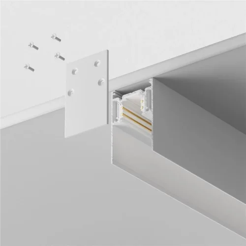 Шинопровод 3м Gravity накладной/подвесной белый (Белый) - фото 6