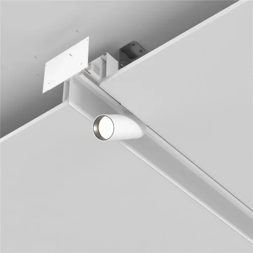 Алюминиевый профиль ниши скрытого монтажа для ГКЛ потолка (Белый) - фото 6