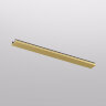 TR5736-SB Декоративная заглушка желоба трека SHINE BASE, 20см, сатинированная латунь, алюминий.