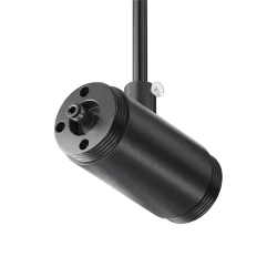 Прямой коннектор для системы Shelf с вводом питания (Черный)