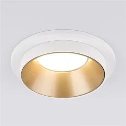 Встраиваемый точечный светильник 113 MR16 золото/белый (053343)
