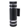 UUL-S20A 2x60W-E27 IP65 BLACK Светильник уличный, под две лампы Е27, Архитектурный накладной, Корпус черный, TM Uniel - фото 1