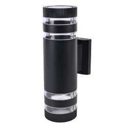 UUL-S20A 2x60W-E27 IP65 BLACK Светильник уличный, под две лампы Е27, Архитектурный накладной, Корпус черный, TM Uniel