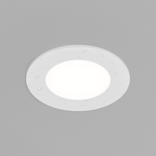 DK3101-WH Встраиваемый влагозащищенный светильник, IP65, до 10 Вт, LED, GU5,3, белый. Фото 3