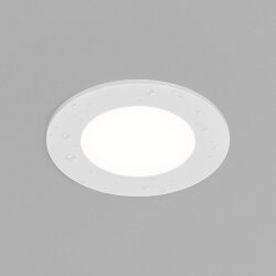 Встраиваемый влагозащищенный светильник, IP65, до 10 Вт, LED, GU5,3, белый, Denkirs DK3101-WH