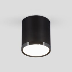 Накладной светодиодный светильник DLR024 6W 4200K черный матовый