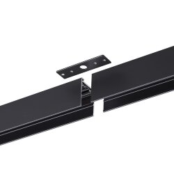 Шинопровод накладной/подвесной в комплекте заглушки 2шт, крышка и соединительная планка 1шт «Novotech» 135300, серия: VECTOR (накладной)