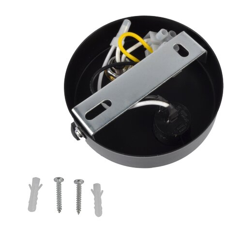 DLC-S612 GU10-B BLACK Светильник декоративный накладной, серия Sotto, Без лампы, цоколь GU10, Выкл, на корпусе, Металл, Черный, TM Fametto - фото 5