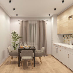 Светильник накладной IP 20, 5 Вт, LED 3000, черный, алюминий/акрил, Denkirs DK4016-BK