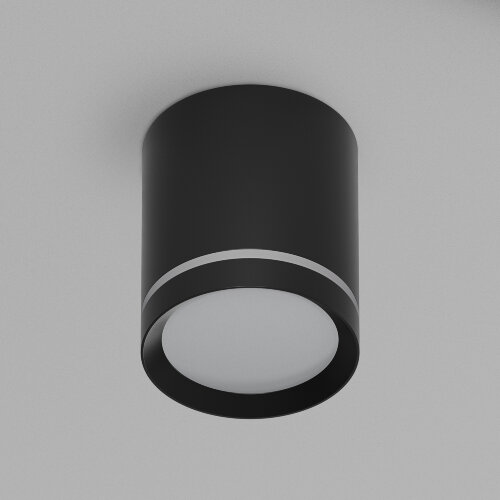 DK4016-BK Светильник накладной IP 20, 5 Вт, LED 3000, черный, алюминий/акрил. Фото 2