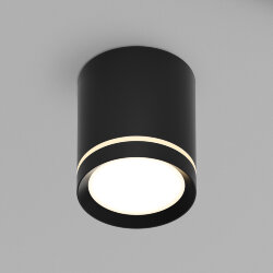 Светильник накладной IP 20, 5 Вт, LED 3000, черный, алюминий/акрил, Denkirs DK4016-BK