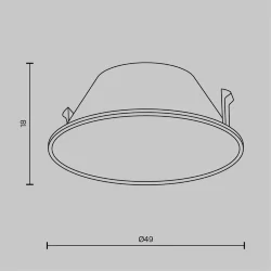 Декоративная рамка-отражатель для серии Wise (Хром)