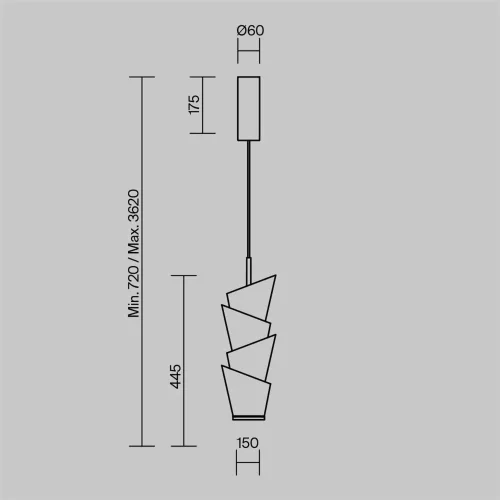 Подвесной светильник Seoul 3000К 14Вт (Белый) - фото 2