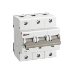 Выключатель автоматический модульный 3п C 80А 15кА ВА 47-125 PROxima EKF mcb47125-3-80C