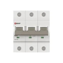 Выключатель автоматический модульный 3п C 80А 15кА ВА 47-125 PROxima EKF mcb47125-3-80C